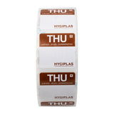 Hygiplas Removable Colour Coded Food Labels Thursday (1000 Pack)