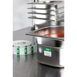 Hygiplas Removable Colour Coded Food Labels Friday (1000 Pack)