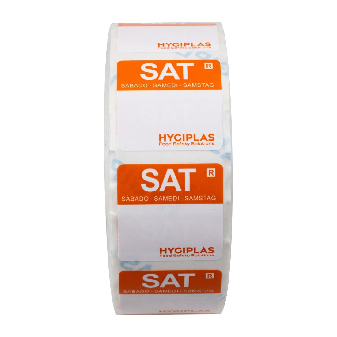 Hygiplas Removable Colour Coded Food Labels Saturday (1000 Pack)