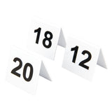 Beaumont Plastic Table Numbers 11-20