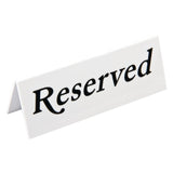 Beaumont Plastic Reserved Signs (Pack of 10)