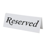 Plastic Reserve Signs (Pack of 10)