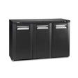 Gamko Maxiglass LG3/315 Hinged Solid Anthracite Triple Door Undercounter Bottle Cooler  338 Litres