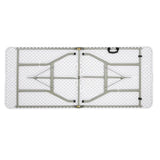 Bolero Rectangular Centre Folding Table 6ft White