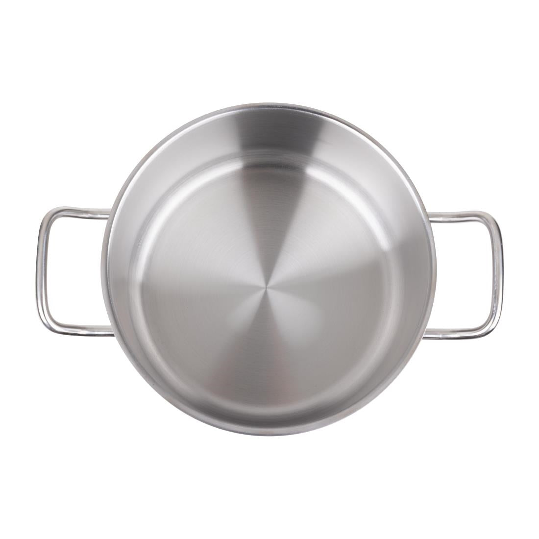 Vogue Stainless Steel Stew Pan 24cm