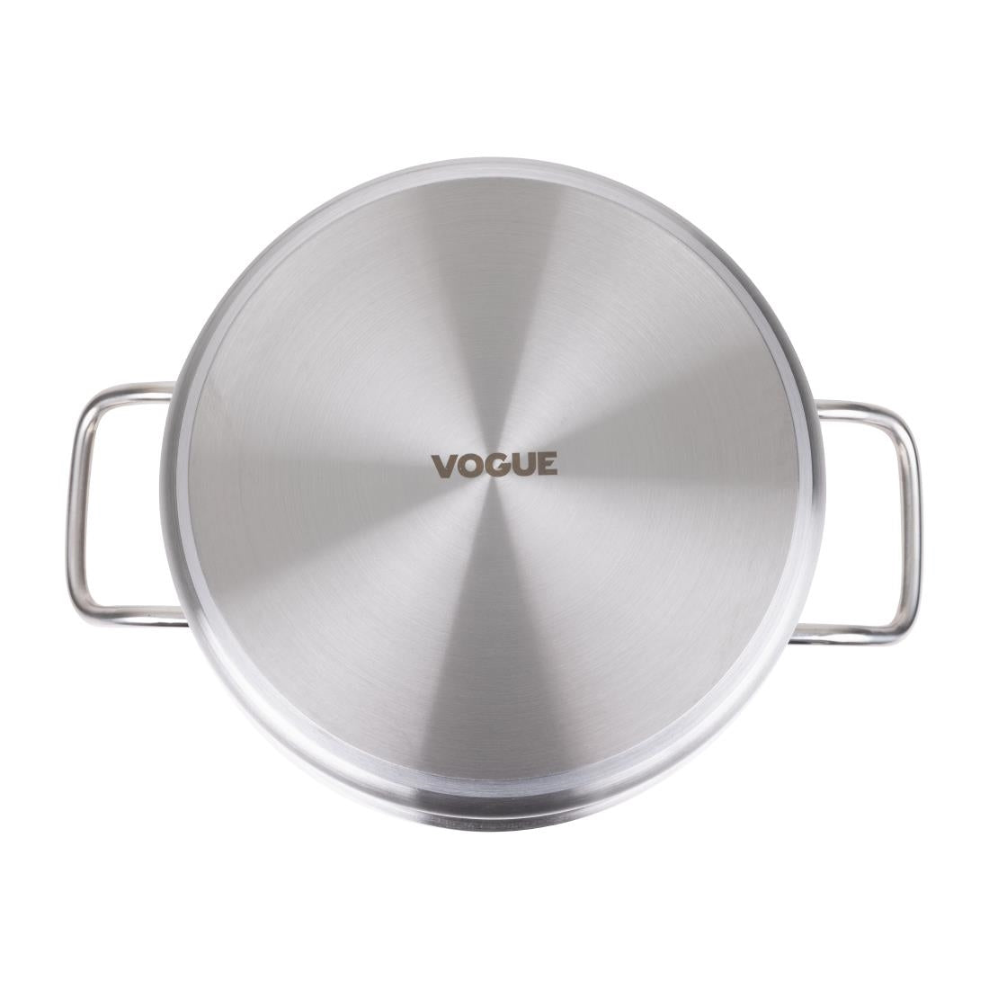 Vogue Stainless Steel Stew Pan 24cm