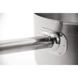 Vogue Stainless Steel Saucepan with Lid 24cm