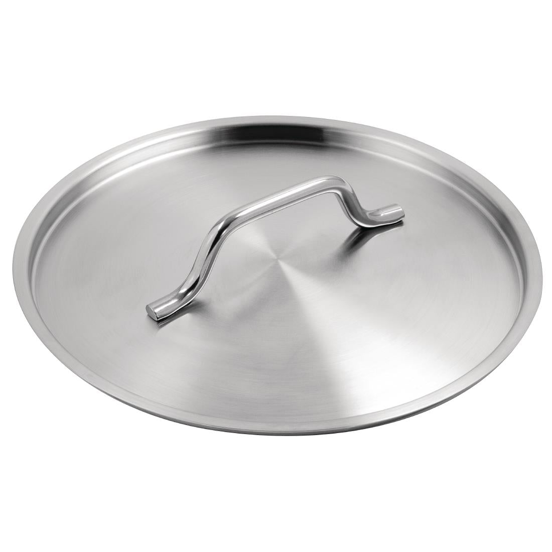 Vogue Stainless Steel Saucepan with Lid 24cm