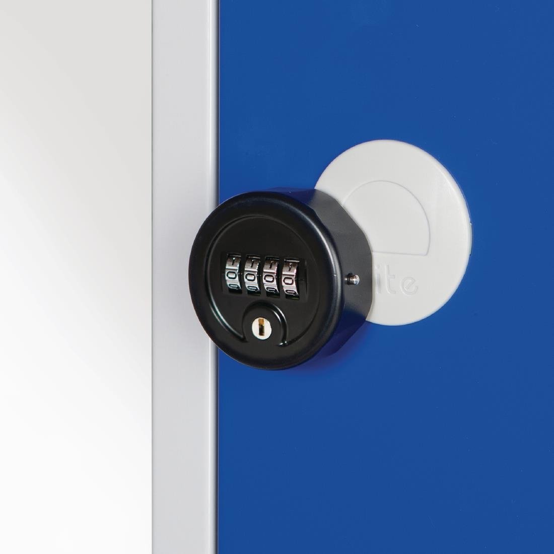 Elite Four Door Manual Combination Locker Locker Graphite Grey