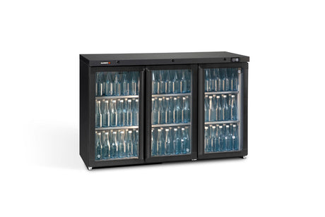 Gamko Maxiglass MG3/315G Maxiglass Hinged Glass Triple Door Undercounter Bottle Cooler  315 Litres