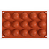 Pavoni Formaflex Silicone Half Sphere Mould 15 Cup