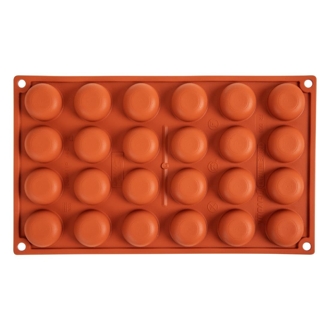 Pavoni Formaflex Silicone Pomponette Mould 24 Cup