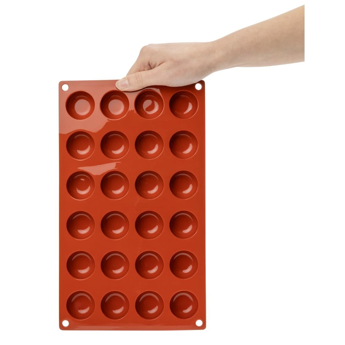 Pavoni Formaflex Silicone Pomponette Mould 24 Cup