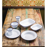 Olympia Enamel Dinner Plates 300mm (Pack of 6)