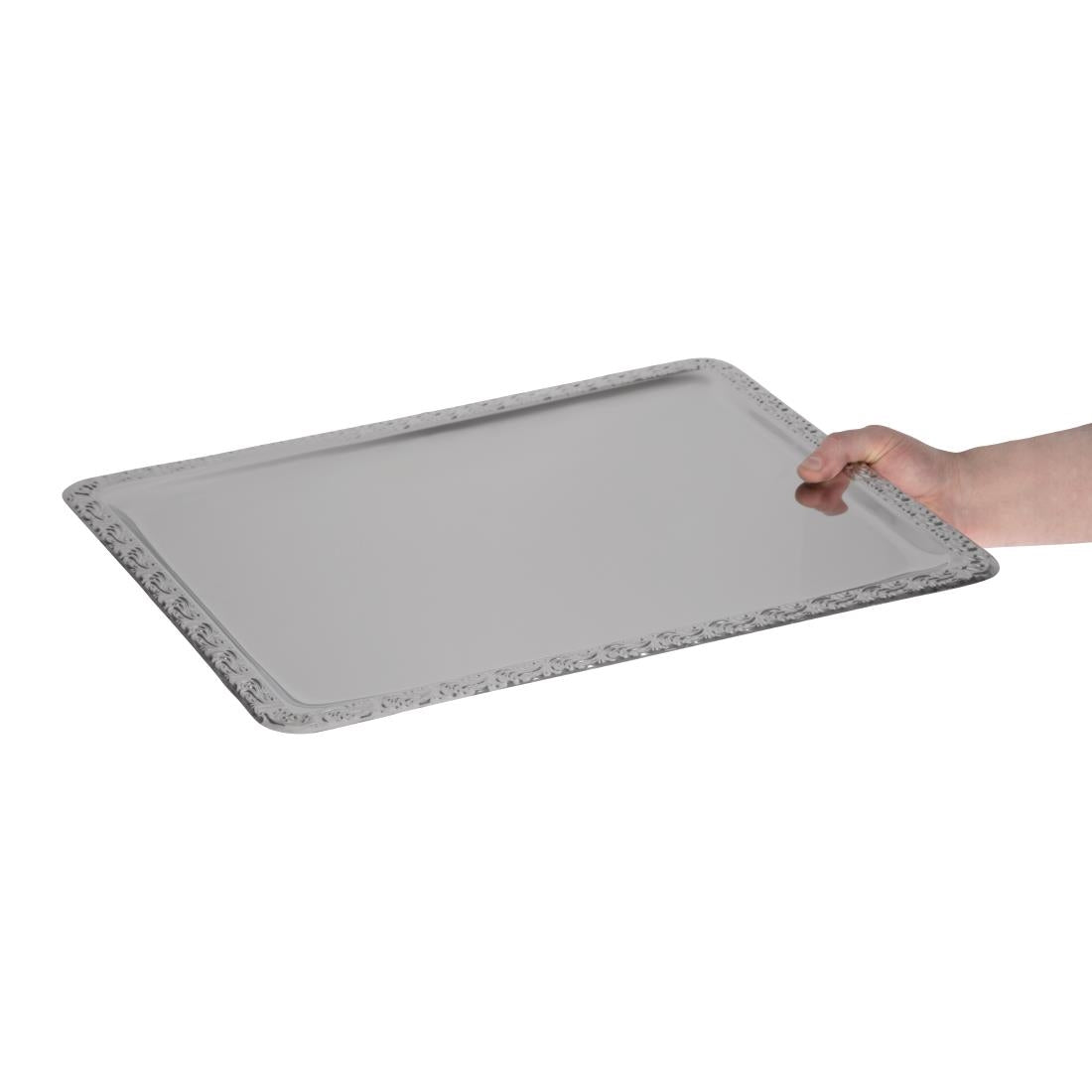 APS Stainless Steel Rectangular Service Tray 500mm