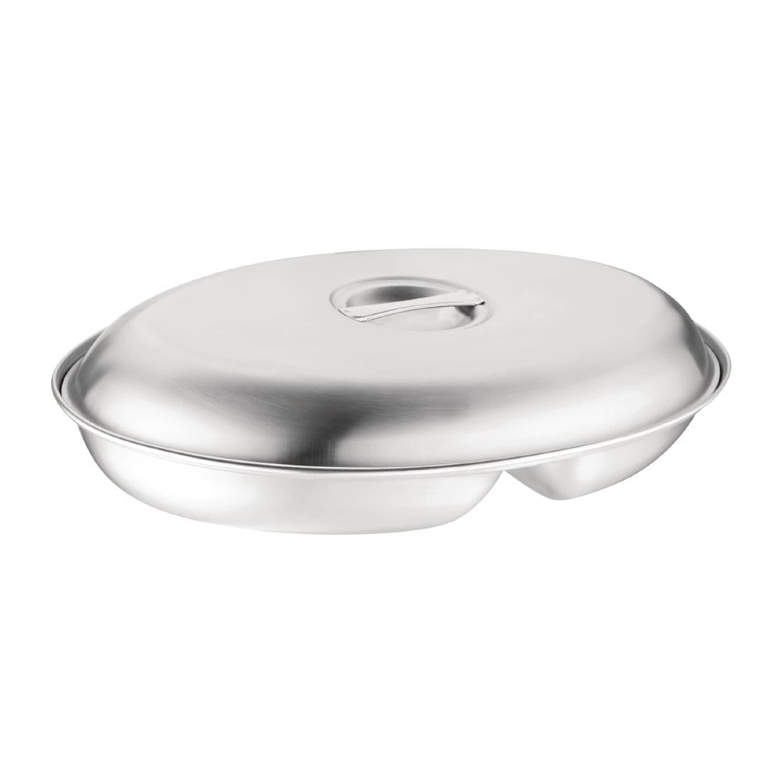 Olympia Oval Vegetable Dish with Two Compartments 300mm