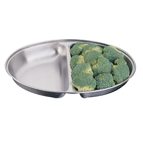 Olympia Oval Vegetable Dish with Two Compartments 300mm