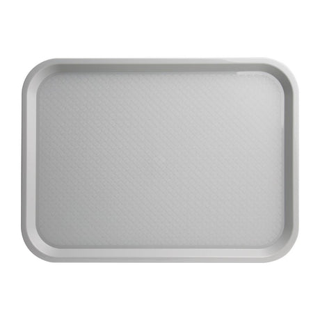 Olympia Kristallon Polypropylene Fast Food Tray Grey Medium 415mm