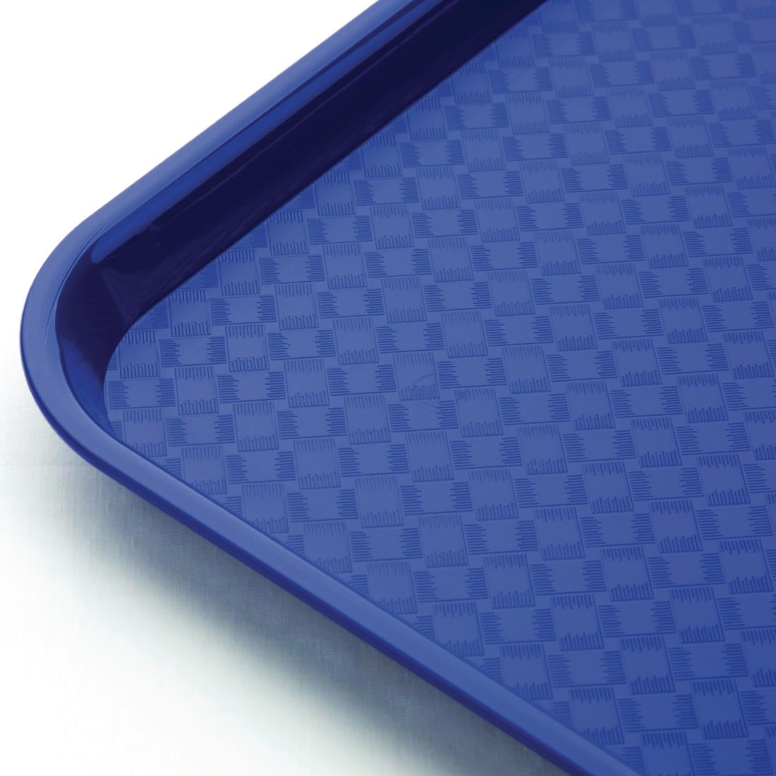 Olympia Kristallon Polypropylene Fast Food Tray Blue Medium 415mm