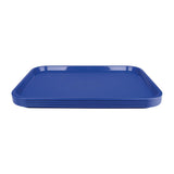 Olympia Kristallon Polypropylene Fast Food Tray Blue Medium 415mm