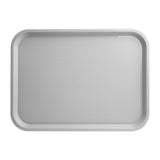 Olympia Kristallon Polypropylene Fast Food Tray Grey Large 450mm