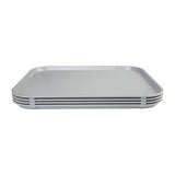 Olympia Kristallon Polypropylene Fast Food Tray Grey Large 450mm