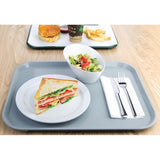 Olympia Kristallon Polypropylene Fast Food Tray Grey Large 450mm