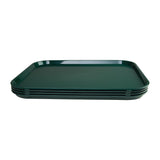 Olympia Kristallon Large Polypropylene Fast Food Tray Green 450mm