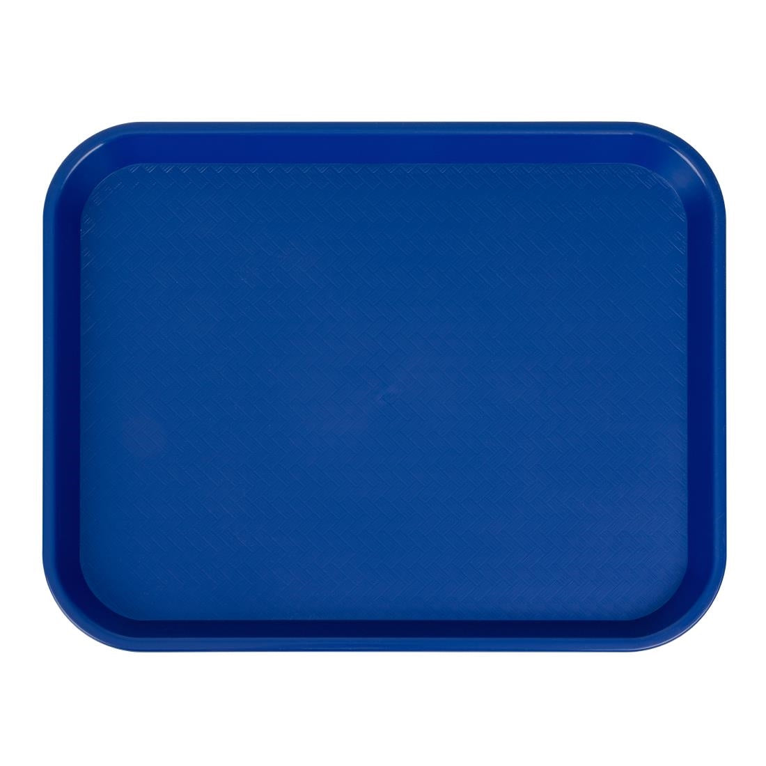 Olympia Kristallon PP Rectangular Tray Blue 350x450mm