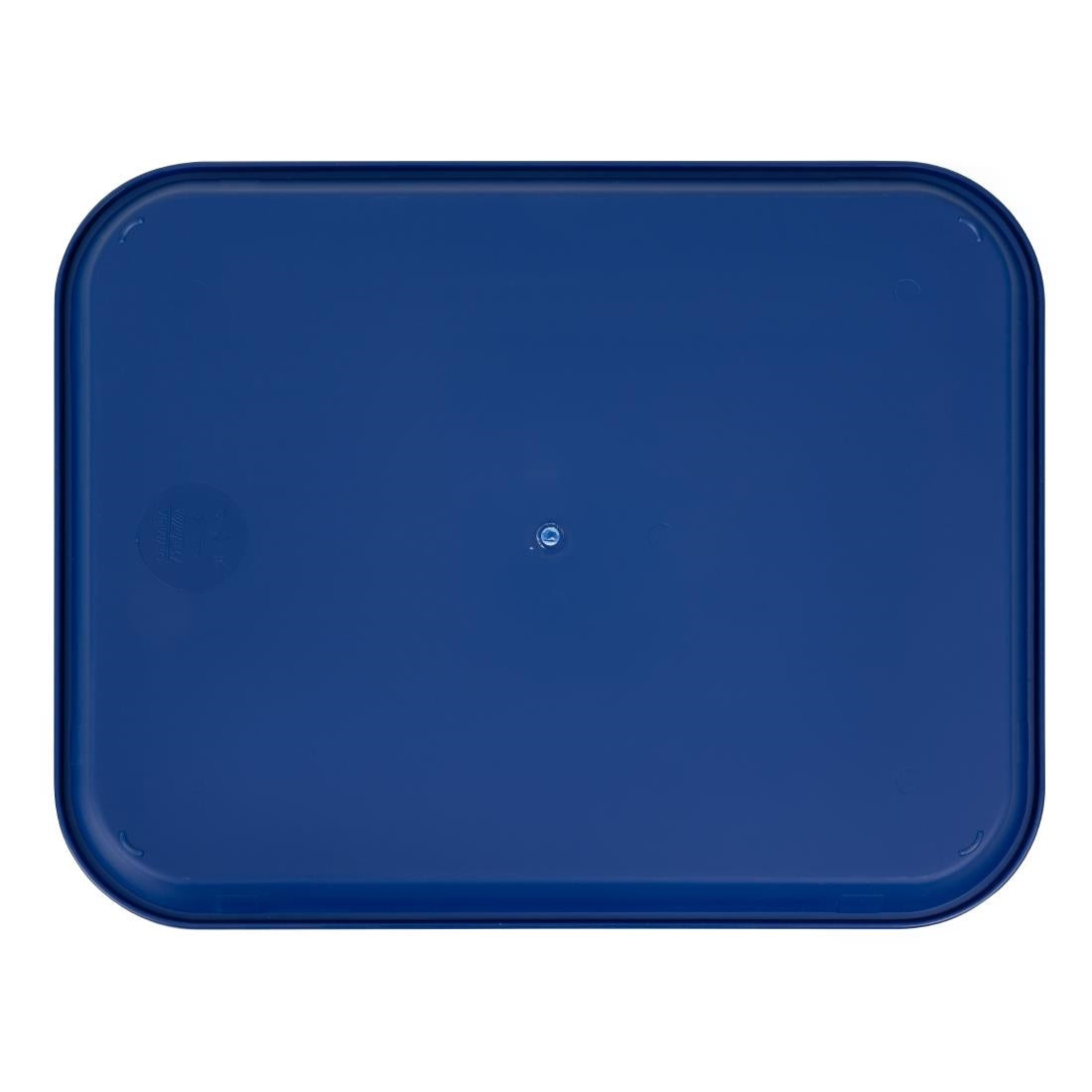 Olympia Kristallon PP Rectangular Tray Blue 350x450mm