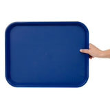 Olympia Kristallon PP Rectangular Tray Blue 350x450mm