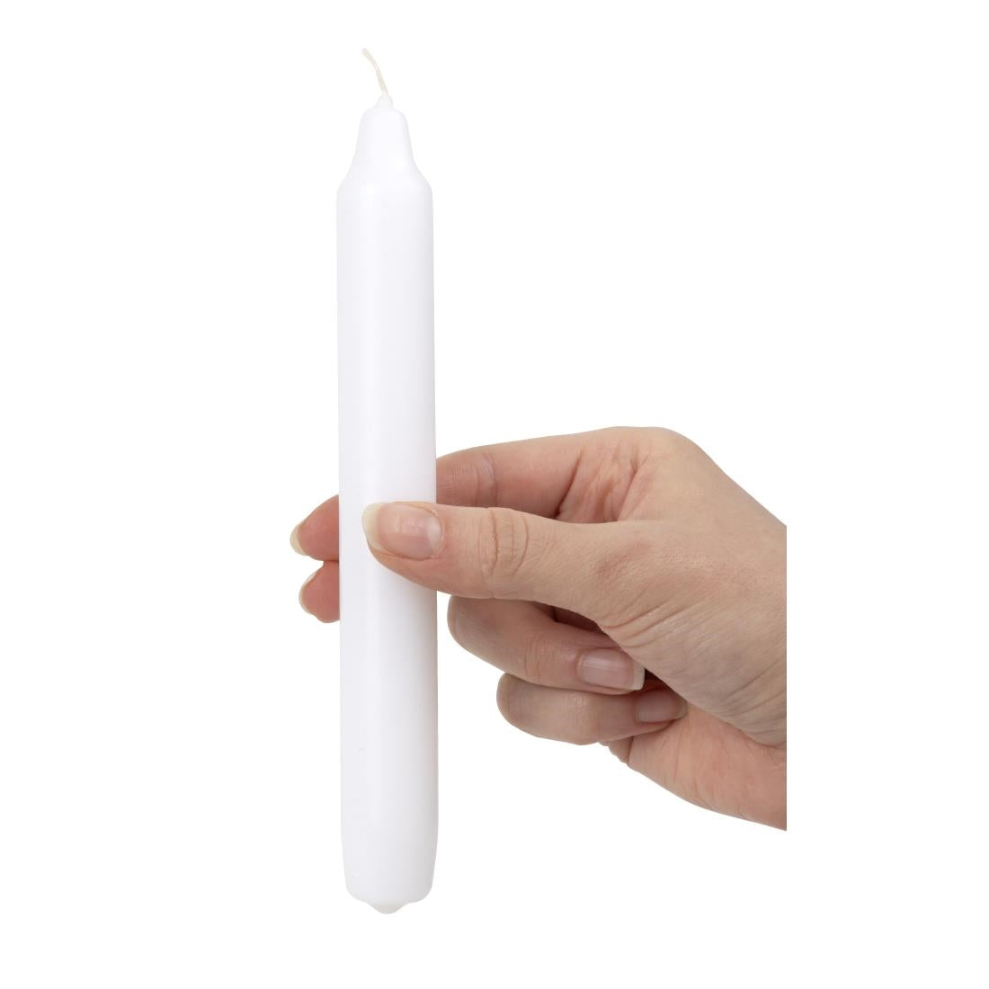 Bolsius 7" Bistro Candles White (45 Pack)