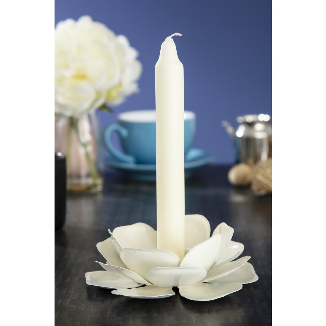 Bolsius 7" Bistro Candles Ivory (45 Pack)