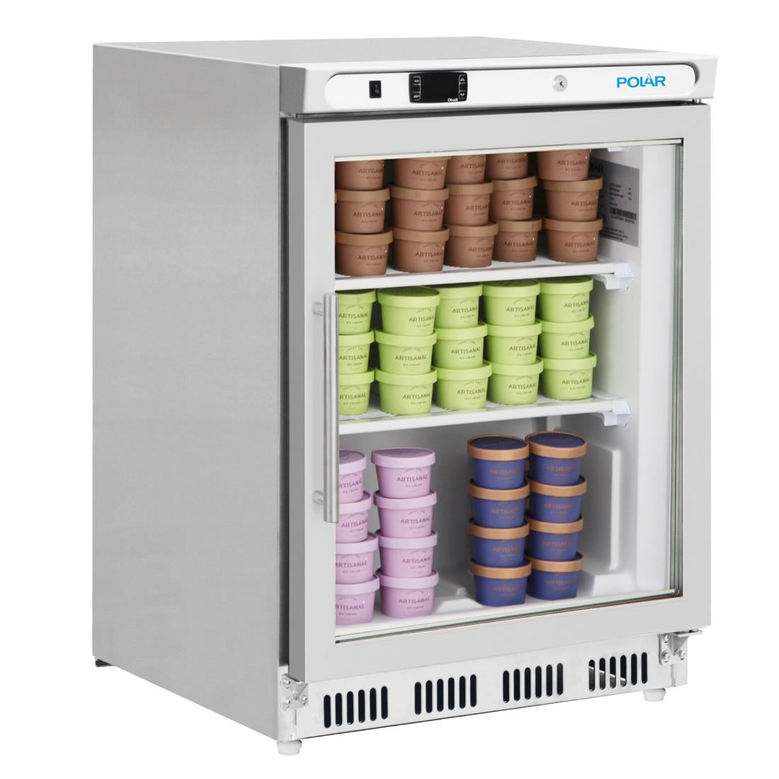 Polar C-Series Undercounter Stainless Steel Display Freezer