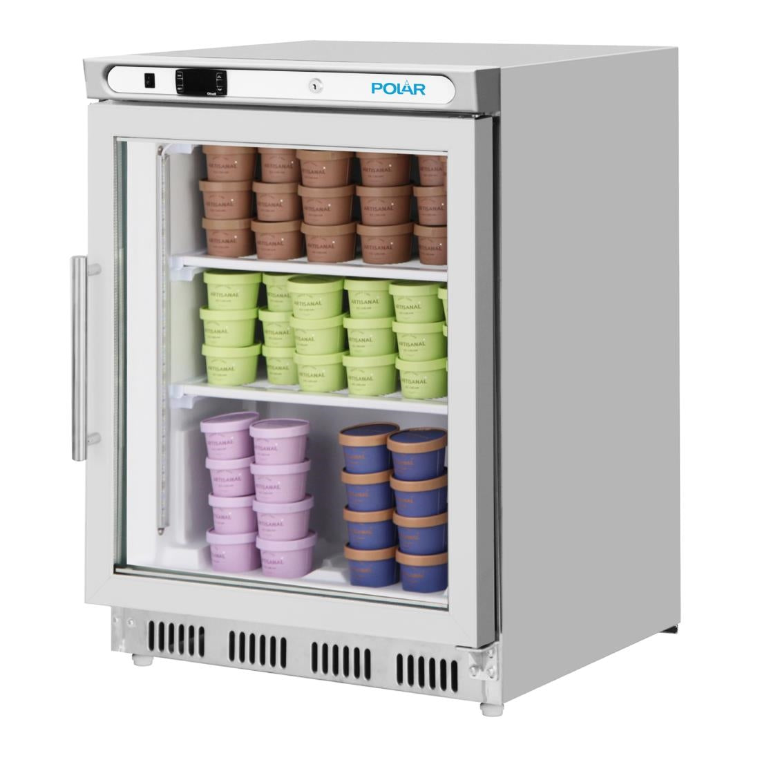 Polar C-Series Undercounter Stainless Steel Display Freezer