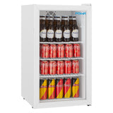 Polar C-Series Under Counter Display Fridge White 90Ltr