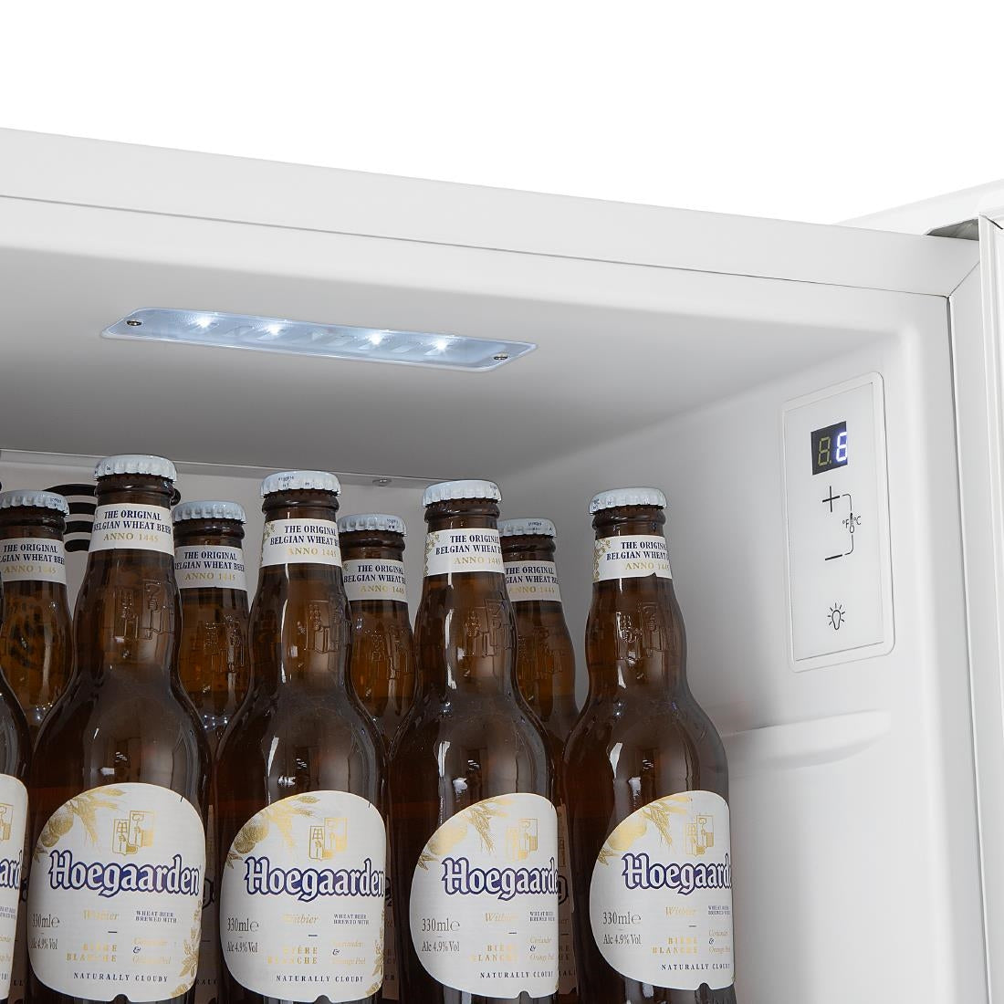 Polar C-Series Under Counter Display Fridge White 90Ltr