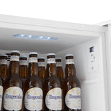 Polar C-Series Under Counter Display Fridge White 90Ltr