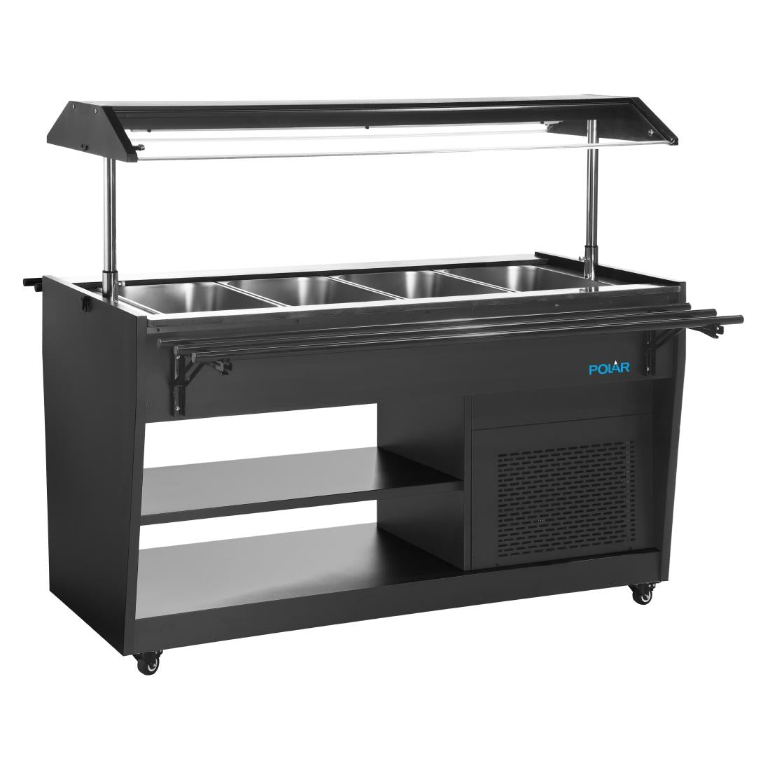 Polar G-Series Refrigerated Buffet Bar in Black