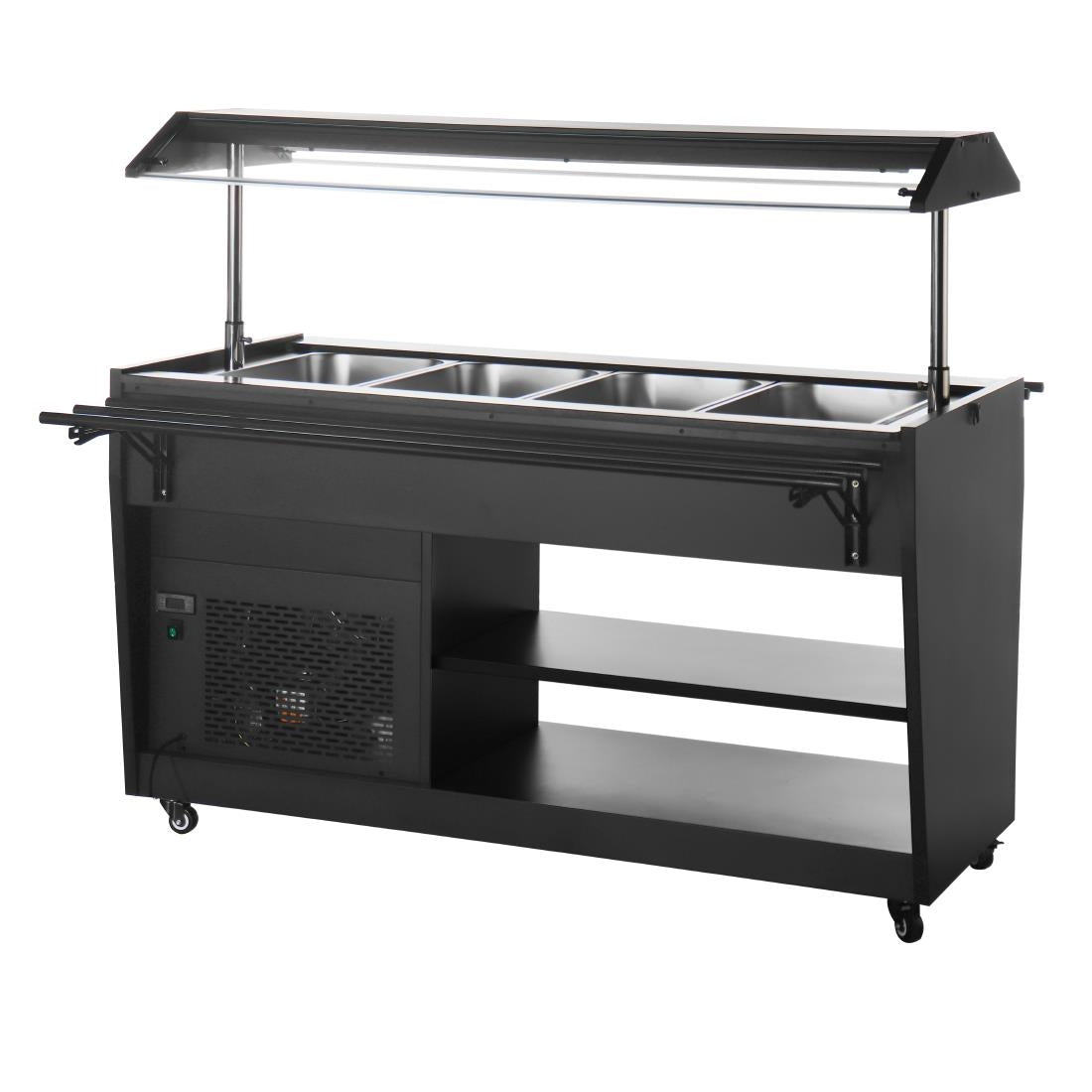Polar G-Series Refrigerated Buffet Bar in Black