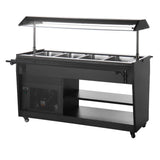 Polar G-Series Refrigerated Buffet Bar in Black