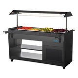 Polar G-Series Refrigerated Buffet Bar in Black