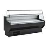 Polar G-Series Straight Glass Serve Over Counter Fridge 2m