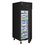 Polar G-Series Upright Fridge Black 600Ltr