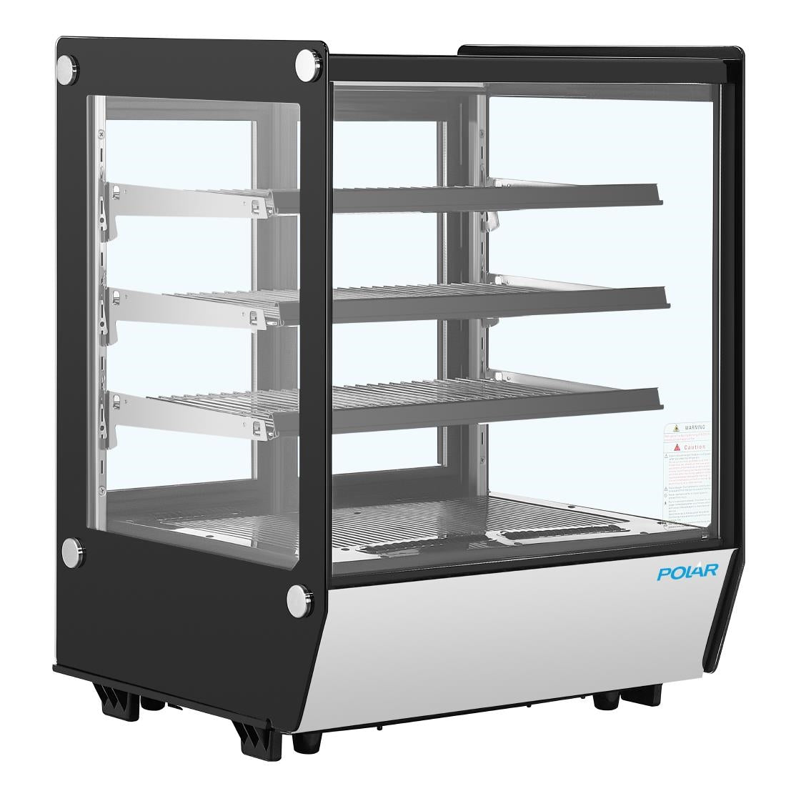 Polar G-Series Square Glass Countertop Display Fridge 145Ltr