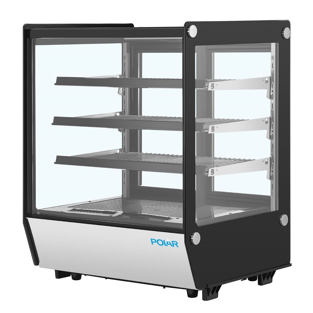 Polar G-Series Square Glass Countertop Display Fridge 145Ltr