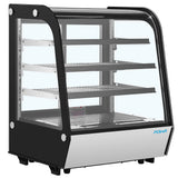 Polar G-Series Rounded Glass Countertop Display Fridge 145Ltr
