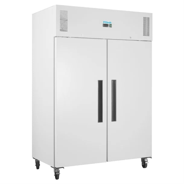 Polar G-Series Upright Double Door Fridge White 1152Ltr
