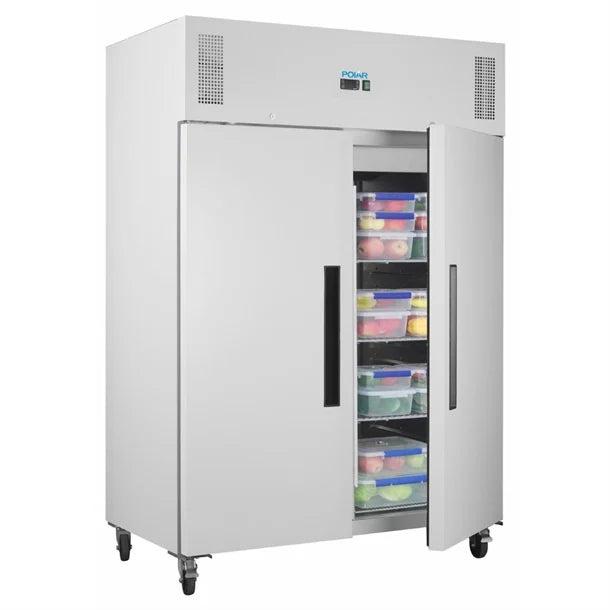 Polar G-Series Upright Double Door Fridge White 1152Ltr
