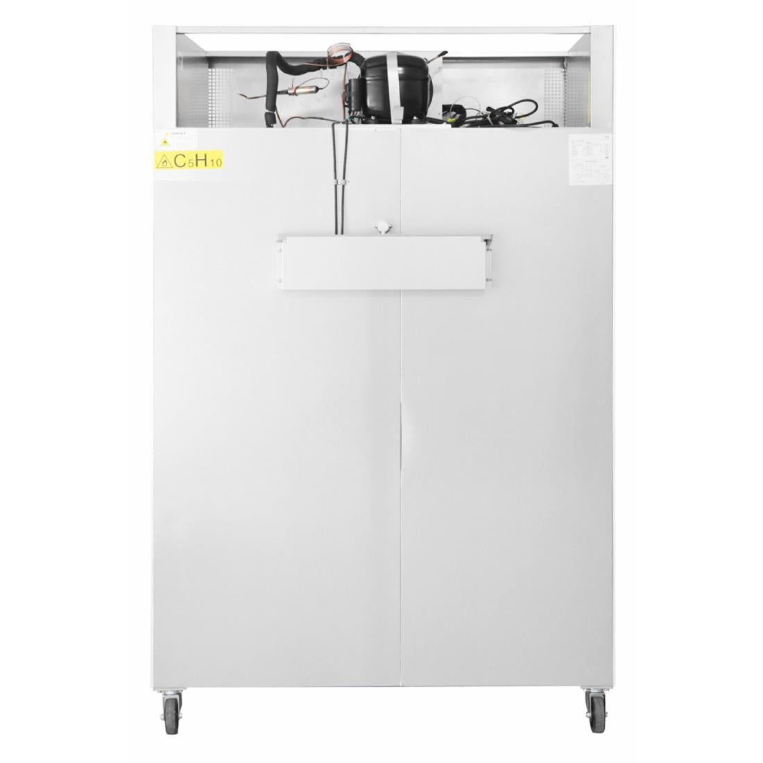 Polar G-Series Upright Double Door Freezer White 1152Ltr